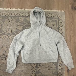 lululemon oversized half zip hoodie